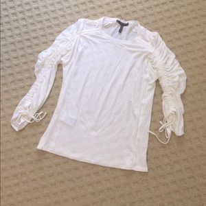 BCBG MaxAzria Cinched Sleeve Top